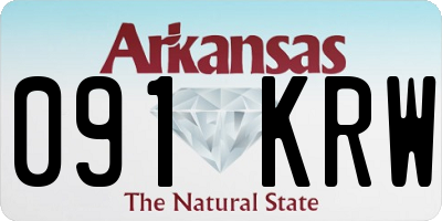 AR license plate 091KRW