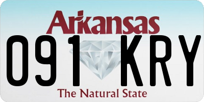 AR license plate 091KRY