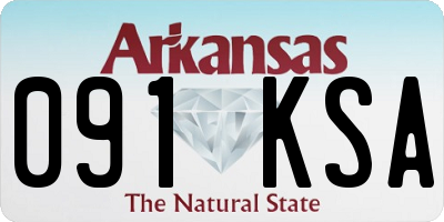 AR license plate 091KSA