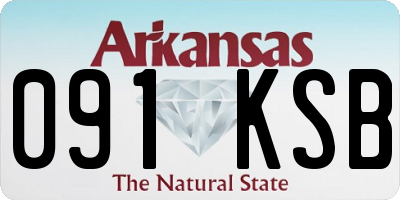 AR license plate 091KSB