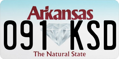AR license plate 091KSD