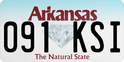 AR license plate 091KSI