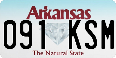 AR license plate 091KSM