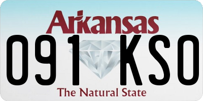AR license plate 091KSO