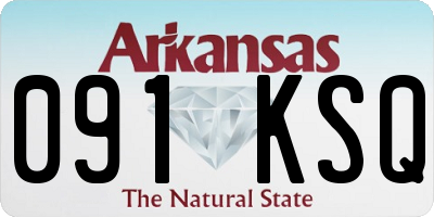AR license plate 091KSQ