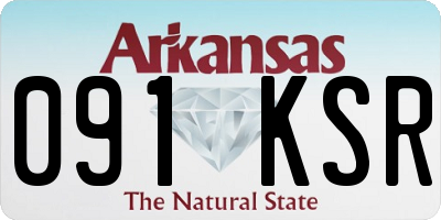 AR license plate 091KSR