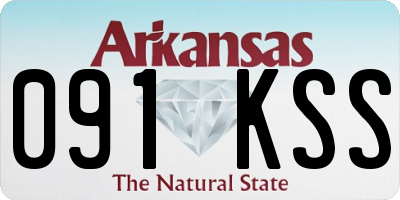 AR license plate 091KSS