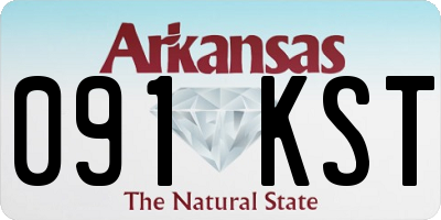 AR license plate 091KST