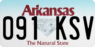 AR license plate 091KSV