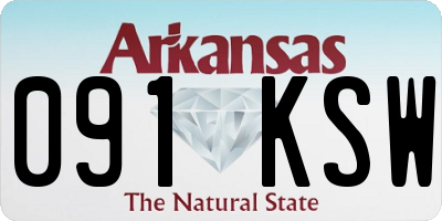 AR license plate 091KSW
