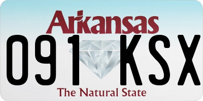 AR license plate 091KSX