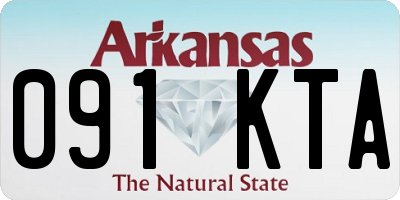 AR license plate 091KTA