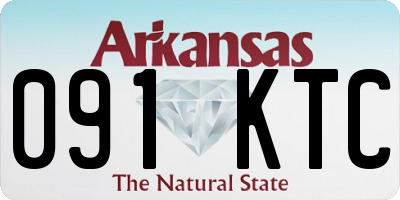 AR license plate 091KTC
