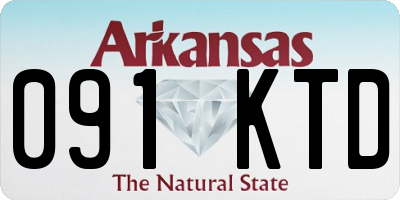 AR license plate 091KTD