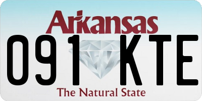 AR license plate 091KTE