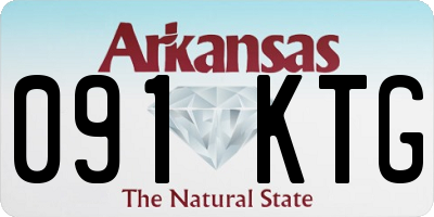 AR license plate 091KTG