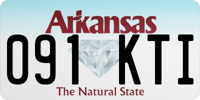 AR license plate 091KTI