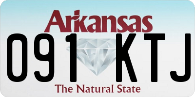 AR license plate 091KTJ