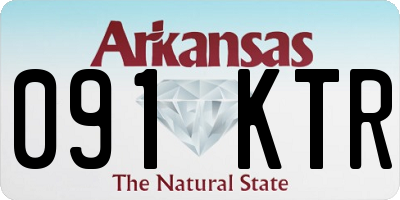AR license plate 091KTR