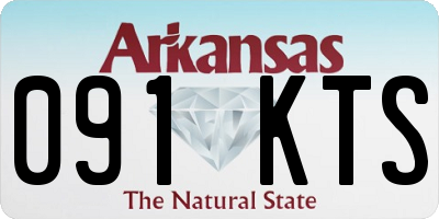 AR license plate 091KTS