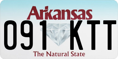AR license plate 091KTT