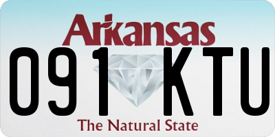 AR license plate 091KTU