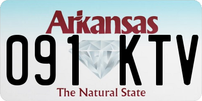AR license plate 091KTV