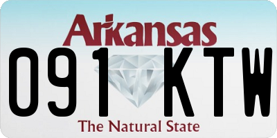 AR license plate 091KTW