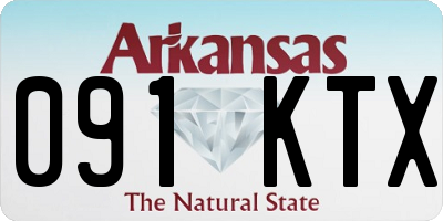 AR license plate 091KTX