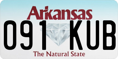 AR license plate 091KUB