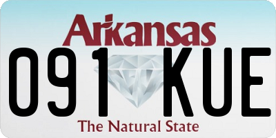 AR license plate 091KUE