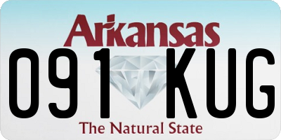 AR license plate 091KUG