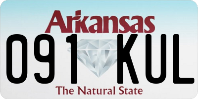 AR license plate 091KUL