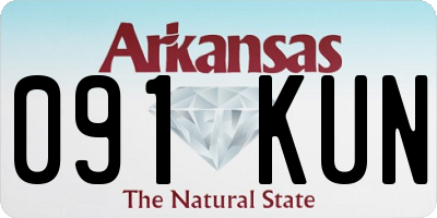 AR license plate 091KUN
