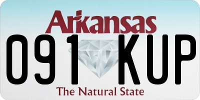 AR license plate 091KUP
