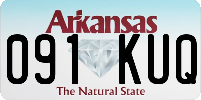 AR license plate 091KUQ