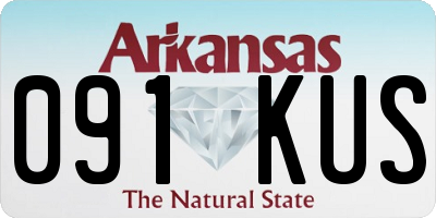 AR license plate 091KUS