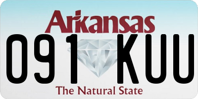 AR license plate 091KUU