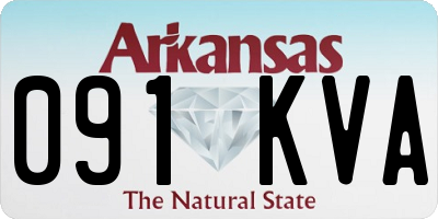 AR license plate 091KVA