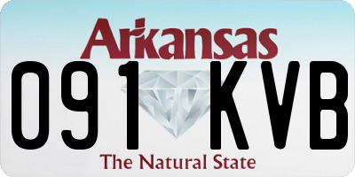 AR license plate 091KVB