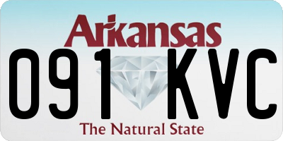 AR license plate 091KVC