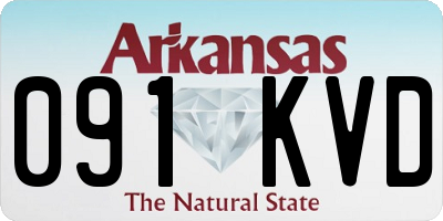 AR license plate 091KVD