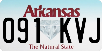 AR license plate 091KVJ