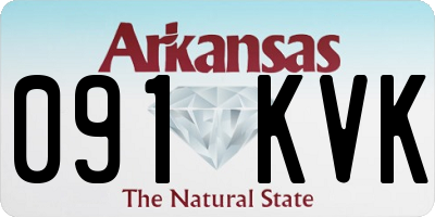 AR license plate 091KVK