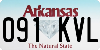 AR license plate 091KVL