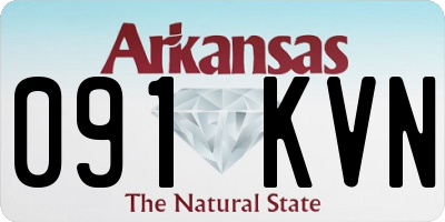AR license plate 091KVN