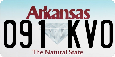 AR license plate 091KVO