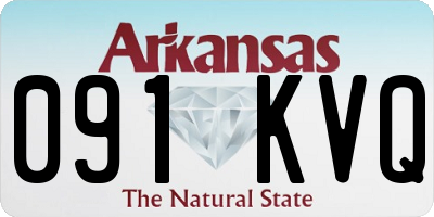 AR license plate 091KVQ