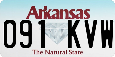 AR license plate 091KVW
