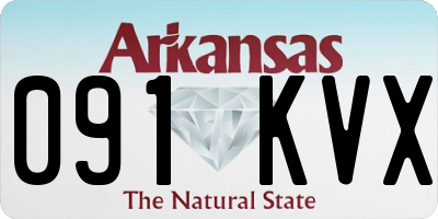 AR license plate 091KVX